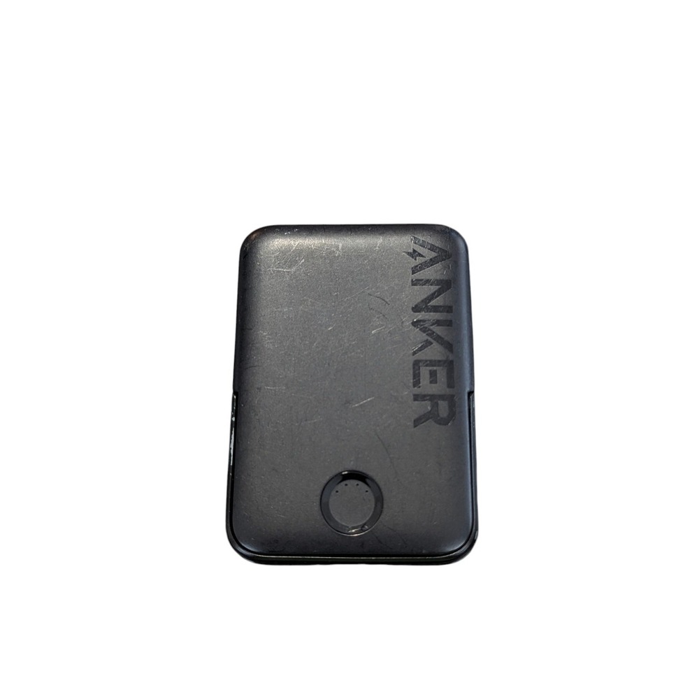 Nn1U‎ Anker MagGo 5000mAh Magnetic Wireless Portable Charger W/Stand A1618 BLK